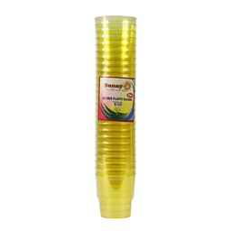[0100025357] SUNNY COLORED AIRLINE CUPS 8OZ 25S