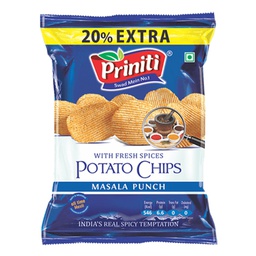 [0100017912] PRINTI POTATO CHIPS MASALA PUNCH 100GM