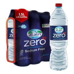 [0100012573] DND AL AIN ZERO WATER 6x1.5L@SPL OFFR