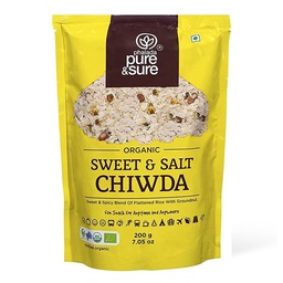 [0100002833] PURE &amp; SURE  ORGANIC CHIWDA 200GM