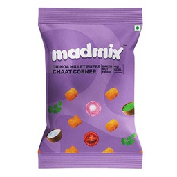 [0100026209] MADMIX QUINOA MILLET PUFFS CHAAT CORNER 25GM