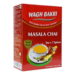 [0100024749] WAGH BAKRI MASALA TEA  BOX 450GM