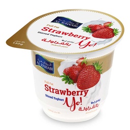 [0100003521] AL RAWABI SINGLE POT YOGHURT STRWY130GM