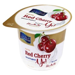 [0100003522] AL RAWABI SINGLE POT YOGHURT RED CHERRY130GM