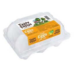 [0100019840] FARM FRESH WHITE EGGS 6S