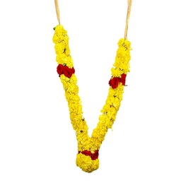 [0100026366] RUBA FRESH FLOWER GARLAND SMALL