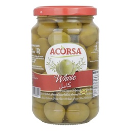 [0100009501] ACORSA OLIVES GRN PLAIN 200GM