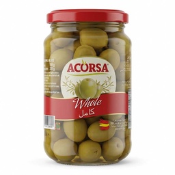 [0100009501] ACORSA OLIVES GRN PLAIN 200GM
