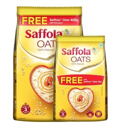 [0100000644] SAFFOLA OATS PLAIN 1KG + 400G FREE