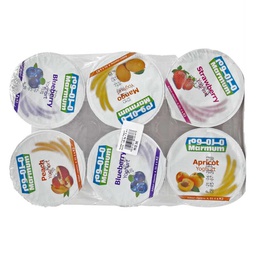 [0100003847] MARMUM FRUIT YOGHURT ASSORTED 6X125GM