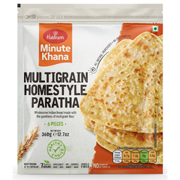 [0100001194] HALDIRAMS MULTIGRAIN HOME STYLE PARATHA 360GM