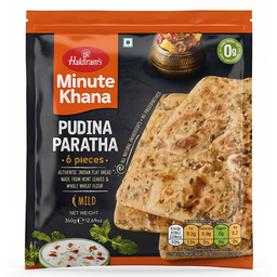 [0100001199] HALDIRAMS PUDINA PARATHA 360GM