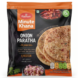 [0100001200] HALDIRAMS ONION PARATHA 400GM