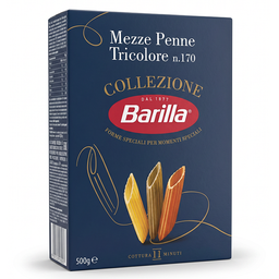 [0100010581] BARILLA MEZZE PENNE TRICOLOR 500GM
