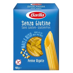 [0100010590] BARILLA PENNE RIGATE GLTN FREE 400GM