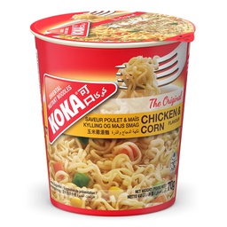 [0100010893] KOKA CUP NDLS CHKN/CORN 70GM