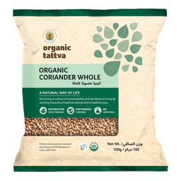 [0100000837] ORGANIC TATTVA CORIANDER WHOLE 100GM