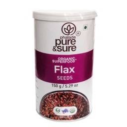 [0100002778] PURE &amp; SURE  ORGANIC FLAX SEEDS  150GM