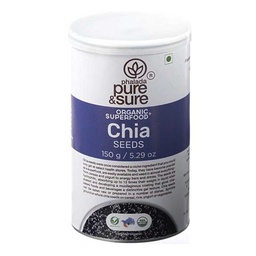 [0100002779] PURE &amp; SURE  ORGANIC CHIA SEEDS 150GM