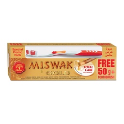 [0100004495] MISWAK GOLD TOOTH PASTE WITH BRUSH 120GM