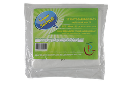 [0100001500] SAPNA WHITE GARBAGE BAGS 45x55