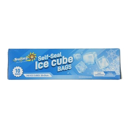 [0100024723] SUNNY ICE CUBE SELF SEAL BAGS 10S