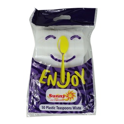 [0100025323] SUNNY PLASTIC TEASPOONS 50S