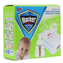 [0100025611] HACKER MOSQUITO REPELLENT KID 1+1 LIQUID E8766