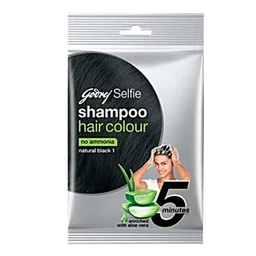 [0100027154] GODREJ SELFIE HAIR COLOUR BLACK 10GM