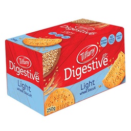 [0100023661] TIFFANY DIGESTIVE LIGHT WHEAT BISCUIT 250GM