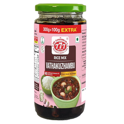 [0100019033] 777 VATHAL KUZHAMBU RICE PASTE 400GM