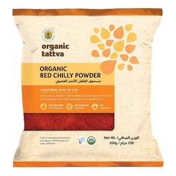 [0100020299] ORGANIC TATTVA RED CHILLY POWDER 200GM