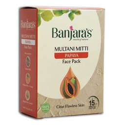 [0100027265] BANJARAS MULTANI MITTI PAPAYA FACE PACK 100GM