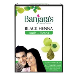 [0100027267] BANJARAS BLACK HEENA AMLA +HEENA 100GM