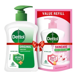[0100027290] DETTOL HANDWASH 200ML + REFILL 175ML