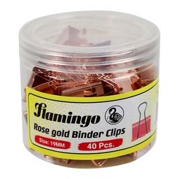 [0100027944] FLAMINGO BINDER CLIP 19MM