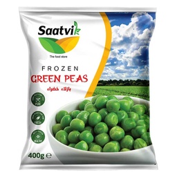 [0100027979] SAATVIK FROZEN GREEN PEAS 400GM