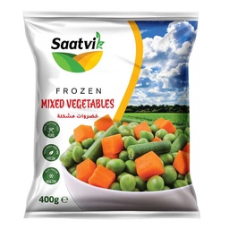 [0100027981] SAATVIK FROZEN MIX VEGETABLES 400GM