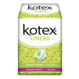 [0100028335] KOTEX ALOE VERA DAILY AROMA FRESH 32 LINERS