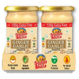 [0100020636] INDIA MILLS GINGER GARLIC PASTE 2x400GM