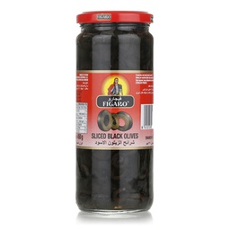 [0100008450] FIGARO  OLIVES SLICED BLACK 450GM