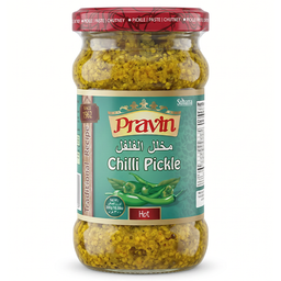 [0100016426] PRAVIN CHILLI PICKLE GLASS BTL 300GM