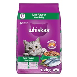 [0100028540] WHISKAS TUNA FLAVOUR 1+ ADULT 1.2KG