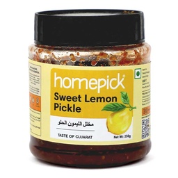 [0100028635] HOMEPICK PICKLE SWEET LEMON 250GM