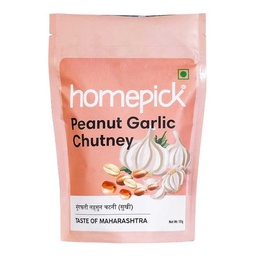 [0100028641] HOMEPICK CHUTNEY PEANUT GARLIC 100GM