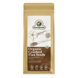 [0100028741] HOMEGROWN ORGANIC CRUSHED FLAX SEEDS 200GM