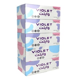 [0100028786] VIOLET FACIAL TISSUE 150X 2 PLY