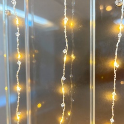 [0100028994] ZAYO LED CURTAIN CRYSTAL LIGHT  WARM WHITE 3MX2M