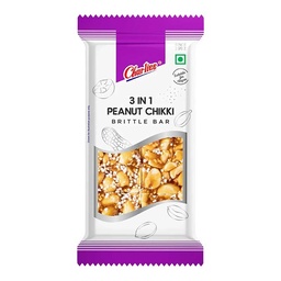 [0100029218] CHARLIEE CHIKKI 3 IN 1 PEANUT 100GM