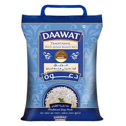 [0100029271] DAAWAT TRADITIONAL WHITE INDIAN BIRYANI RICE 5KG